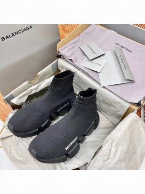 Balenciaga Speed 2.0 Knit Sock Sneakers Spring/Summer 2021 Collection, Black