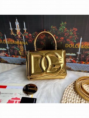 Dolce & Gabbana Patent leather G6002A gold