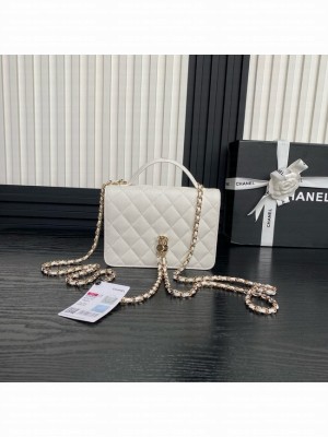 Chanel CLUTCH WITH CHAIN AP4406 white