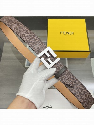 Fendi 38mm Eversible Belt FF buckle with stud closure 2021 Collection 020