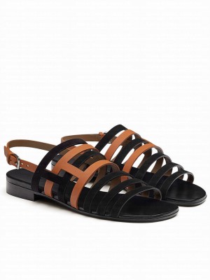 Hermes Women's Ephese Sandal Black