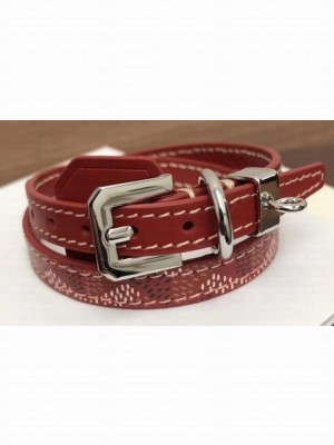Goyard Edmond Double Bracelet Red