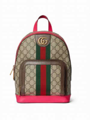 Gucci OPHIDIA GG SMALL BACKPACK 547965 Fuchsia