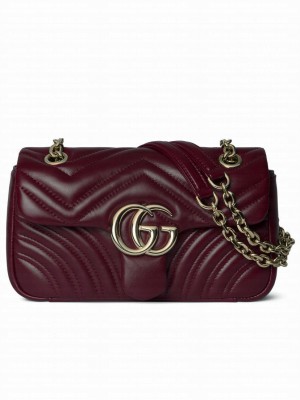 Gucci GG Marmont Small Shoulder Bag 837280 Mauve