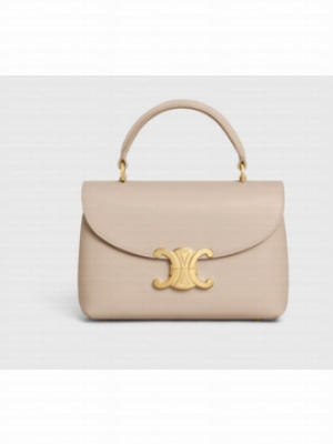 CELINE TEEN NINO BAG IN SUPPLE CALFSKIN 118113 CAPPUCCINO