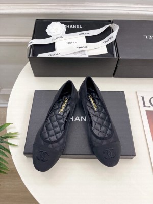 Chanel Ballet flats mesh & Grosgrain black 2025