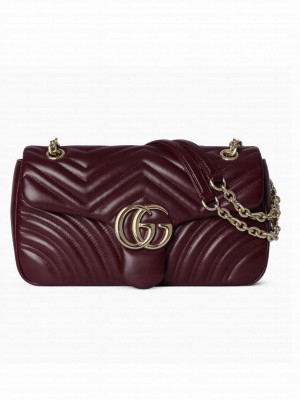 Gucci GG Marmont Large Shoulder Bag 837267 Mauve