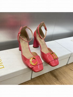 Dior C'est Dior Pumps 8.5cm in Patent Calfskin 2023 Pink