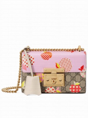 Gucci Padlock Small Shoulder Bag 409487 Pink