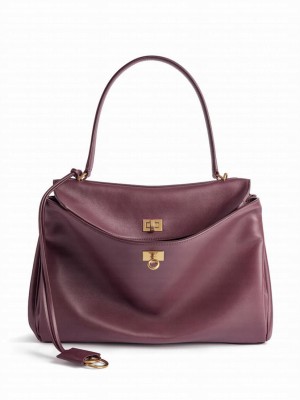 Balenciaga Rodeo Medium Handbag Mauve