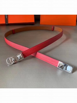Hermes Width 1.8cm Epsom Leather Rivale 18 Belt Red 2020 Collection