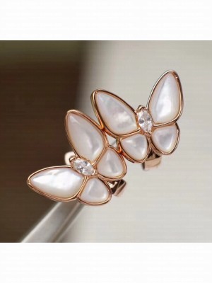 Van Cleef & Arpels Butterfly Earring 12 Pink Gold 2020 Collection