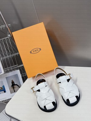 Tod's T Timeless Sandals White