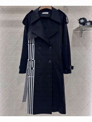 Christian Dior Women's Dior Graphique Pattern Jacket Black