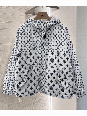 Louis Vuitton Women's Hooded Jacket White