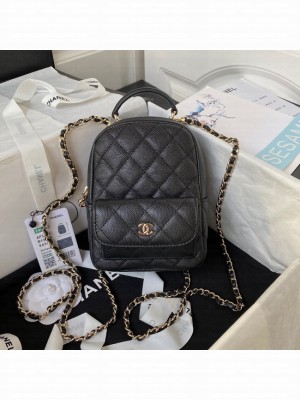 Chanel MINI BACKPACK AP3573 BLACK