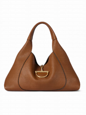 GUCCI SOFTBIT MAXI SHOULDER BAG 837466 Brown