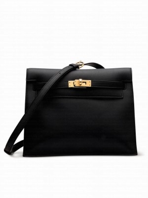 Hermes Kelly Danse 22cm Belt Bag Black