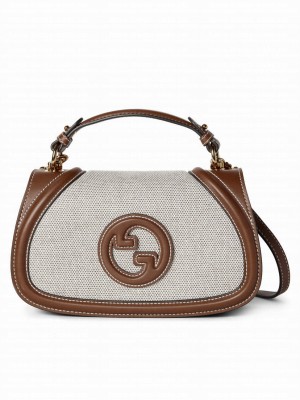 Gucci Blondie Small Top Handle Bag 815714 Cream