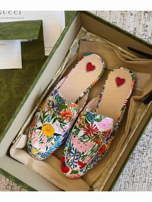 GUCCI                                                                                        X Ken Scott Princetown slipper