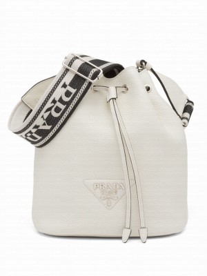 Prada Leather Bucket Bag 1BE060