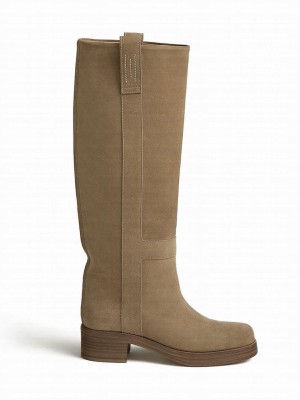 Hermes Women's Horse Boot Coffee