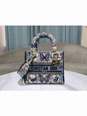 Dior Medium Lady D-Lite Bag Embroidery M0565OECZ