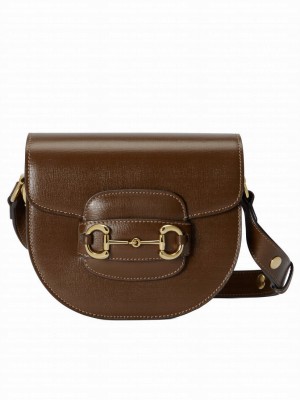 Gucci Horsebit 1955 Mini Rounded Bag 760191 Coffee