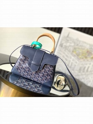 Goyard Saïgon Souple Mini Bag Navy Blue