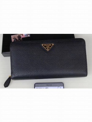 Prada Leather Zip Around Wallet 1ML506 17