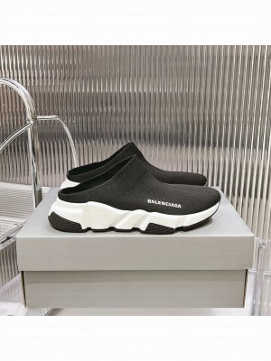 Balenciaga Unisex Speed Recycled Knit Mule Slip-On Sneakers 07