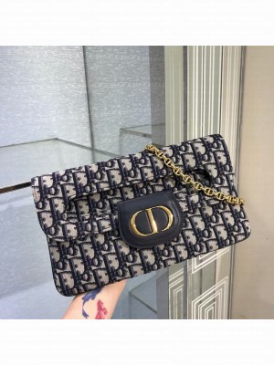 DIOR MEDIUM DIORDOUBLE BAG Oblique Canvas M8641U