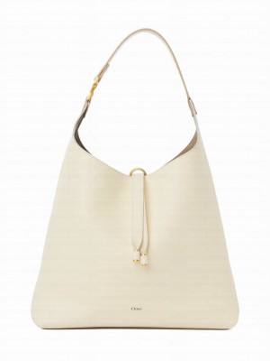 Chloe Marcie Hobo Bag Cream