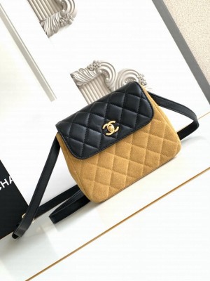 Chanel MINI FLAP BAG AS4679 TAN