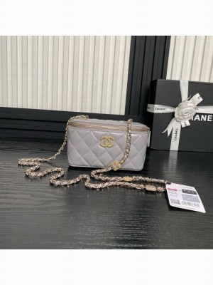 Chanel CLUTCH WITH CHAIN AP4301 gray