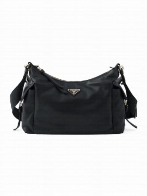 Prada Explore Large Nappa Leather Bag 1BC264 Black
