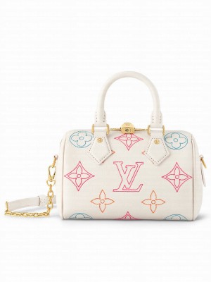 Louis Vuitton Speedy Bandouliere 20 M46667 Cream