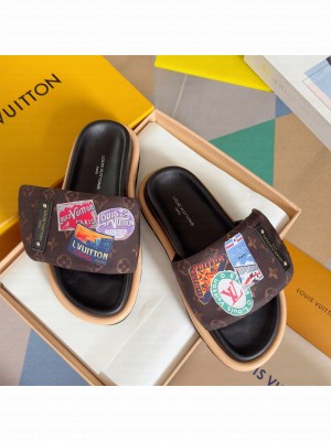 Louis Vuitton Unisex Pool pillow comfort mule 017