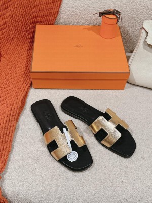 Hermes Oran Flat Slide Sandals 2024 016