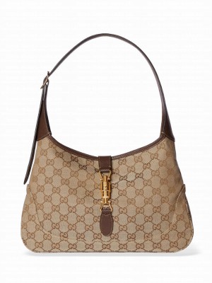 Gucci Jackie 1961 Medium Shoulder Bag 863136 Dark Coffee