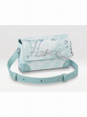 Louis Vuitton Steamer Wearable Wallet M22637 Crystal Blue