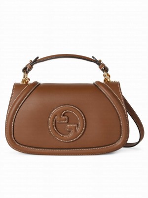 Gucci Blondie Small Top Handle Bag 815714 Coffee