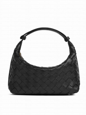 Bottega Veneta Mini Wallace Black