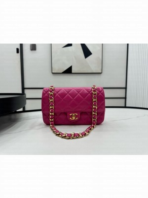 Chanel SMALL 2.55 HANDBAG Lambskin & Gold-Tone Metal AS6300 rose