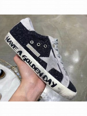 Golden Goose GGDB Suede Sequins Sneaker Black Spring/Summer 2021 Collection 06