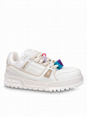 Louis Vuitton Unisex LV Trainer Maxi Sneaker Cream