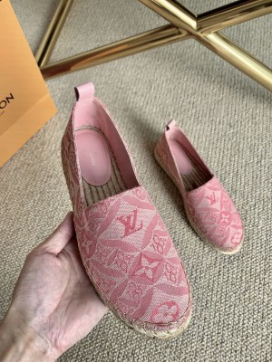 Louis Vuitton 1A8D4N SINCE 1854 STARBOARD FLAT ESPADRILL 2021 Collection Pink
