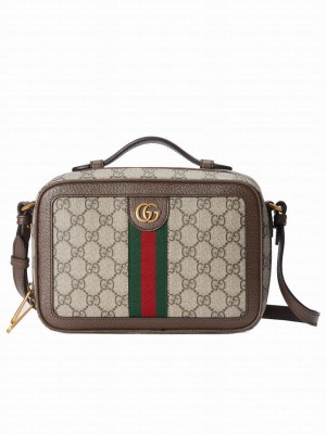 Gucci Ophidia Small Shoulder Bag 739392 Dark Coffee