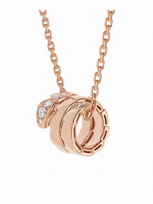 Bvlgari Necklace Serpenti Viper Red