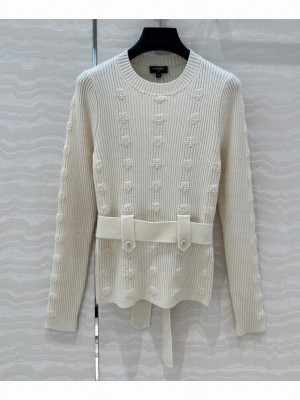 Chanel Women's Cashmere Sweater Cream